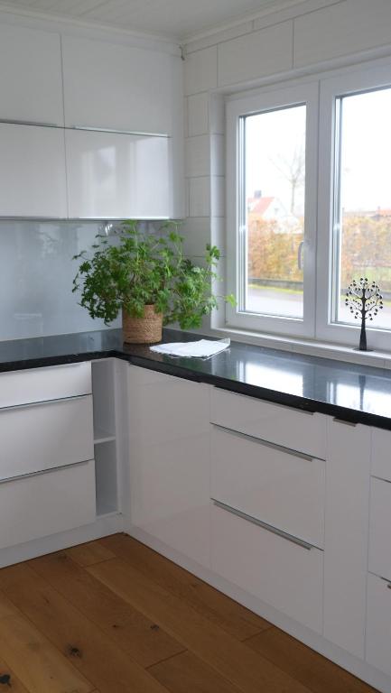 Kuchyň nebo kuchyňský kout v ubytování Apartments Smålandsstenar