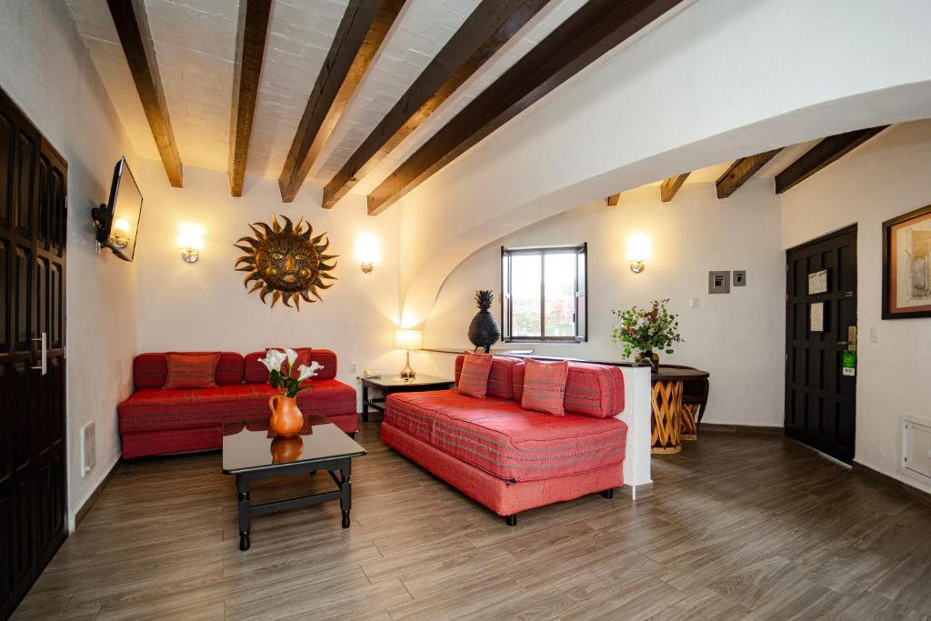Posezení v ubytování Best Western Plus Posada de Don Vasco