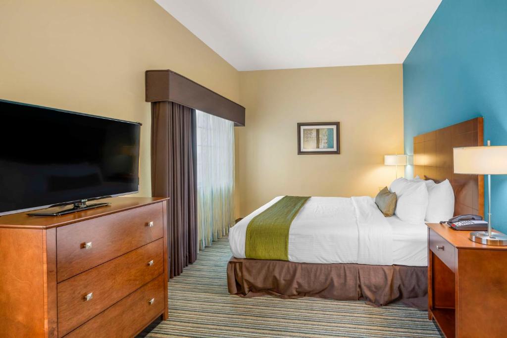 TV a/nebo společenská místnost v ubytování Best Western Plus Patterson Park Inn