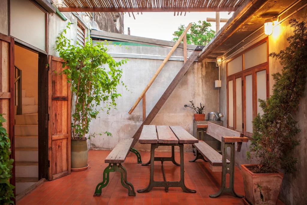 Balkón nebo terasa v ubytování Mana Craft Stay