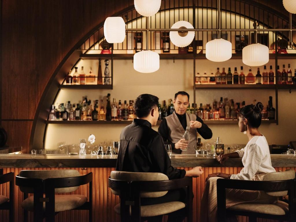 Gäste, die in der Unterkunft Marina Bay Sands übernachten