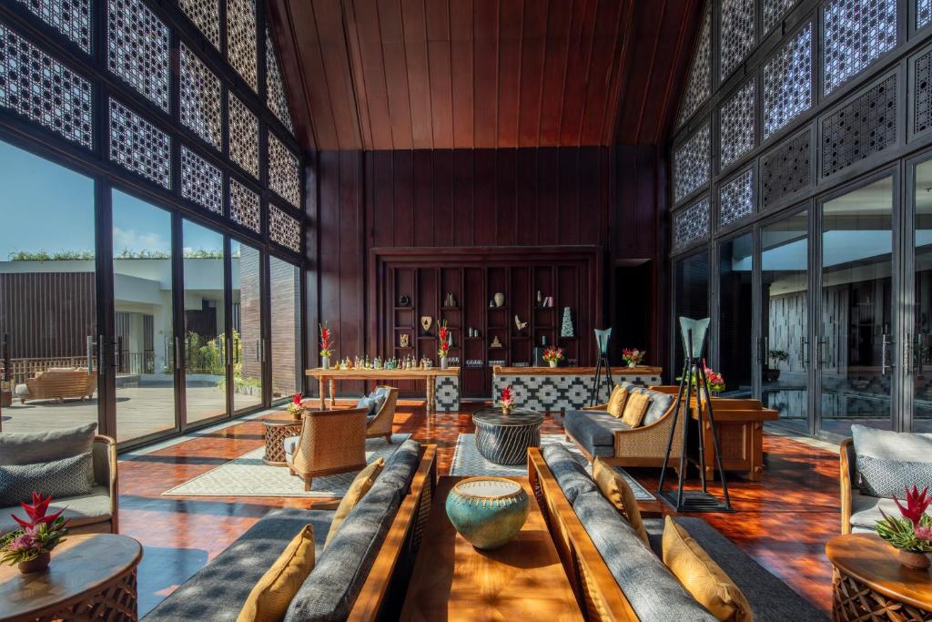 Posezení v ubytování Anantara Ubud Bali Resort