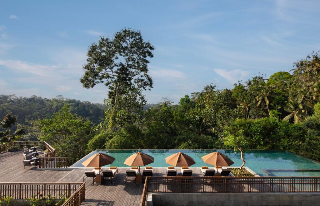 Bazén v ubytování Anantara Ubud Bali Resort nebo v jeho okolí