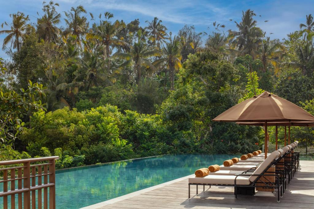 Bazén v ubytování Anantara Ubud Bali Resort nebo v jeho okolí