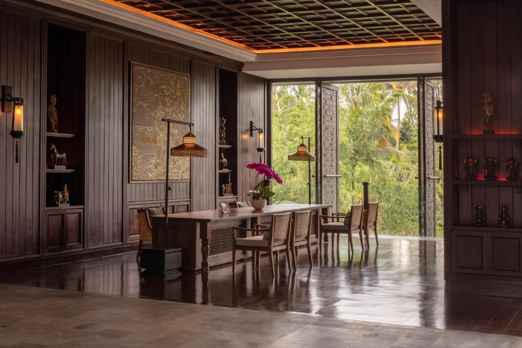 Posezení v ubytování Anantara Ubud Bali Resort