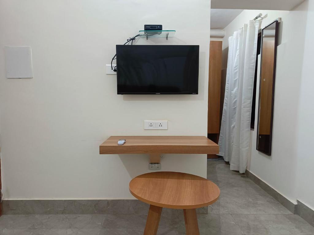 TV a/nebo společenská místnost v ubytování SM Residency