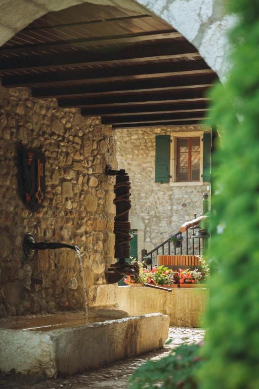 Zahrada ubytování Domaine de Châteauvieux