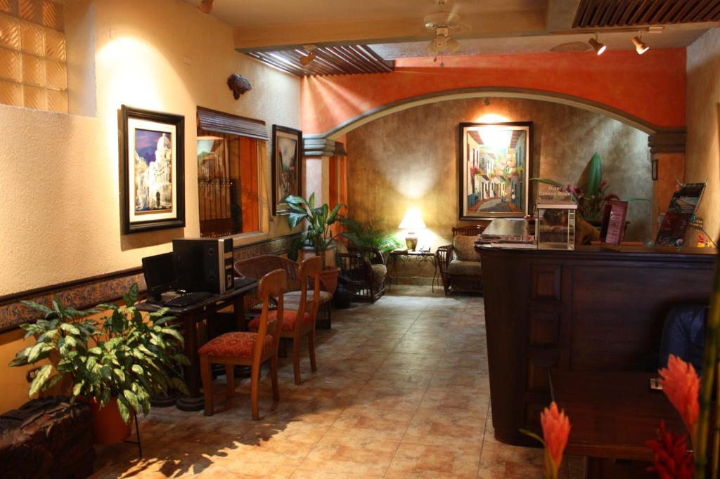 Posezení v ubytování Hotel Camino Maya