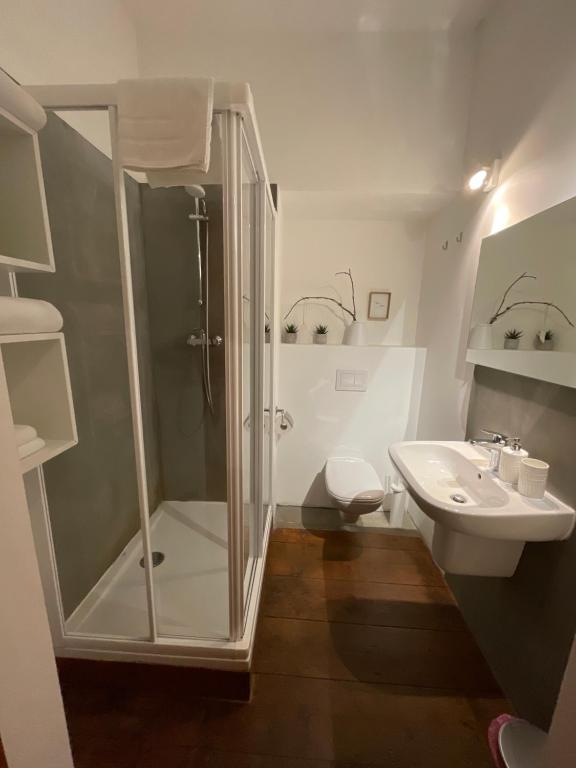 Koupelna v ubytování Giulio Mountain B&B