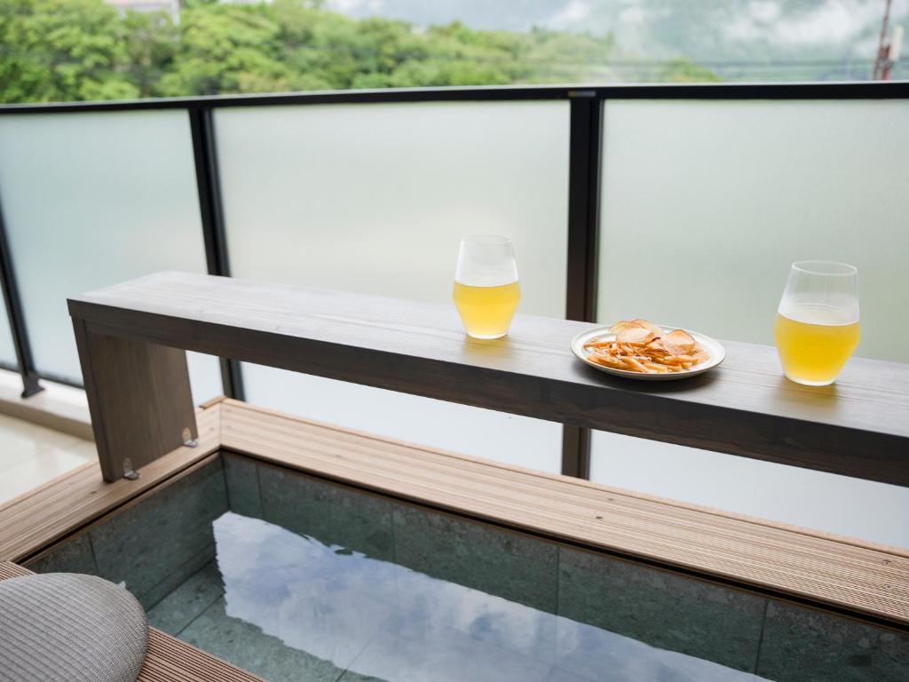 Nápoje v ubytování Rakuten STAY TERRACE Hakone Kowakudani