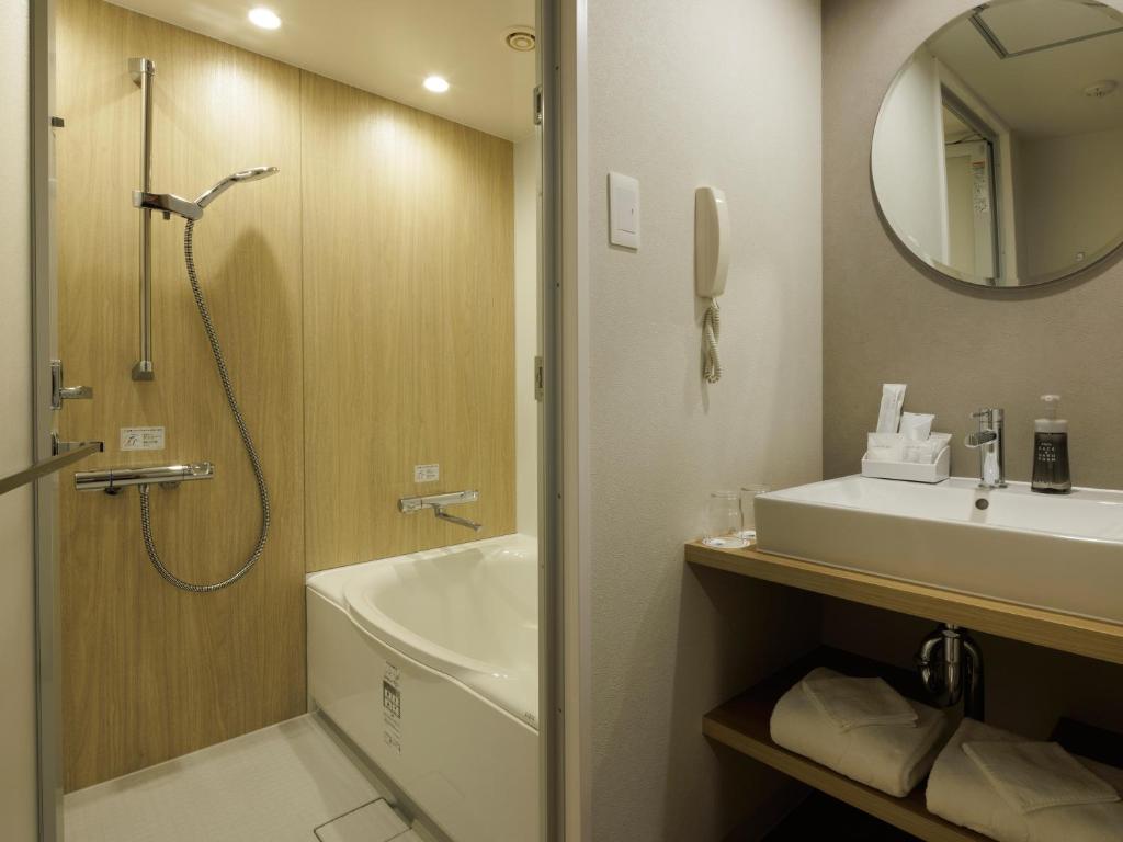 Koupelna v ubytování Hotel Nikko Narita