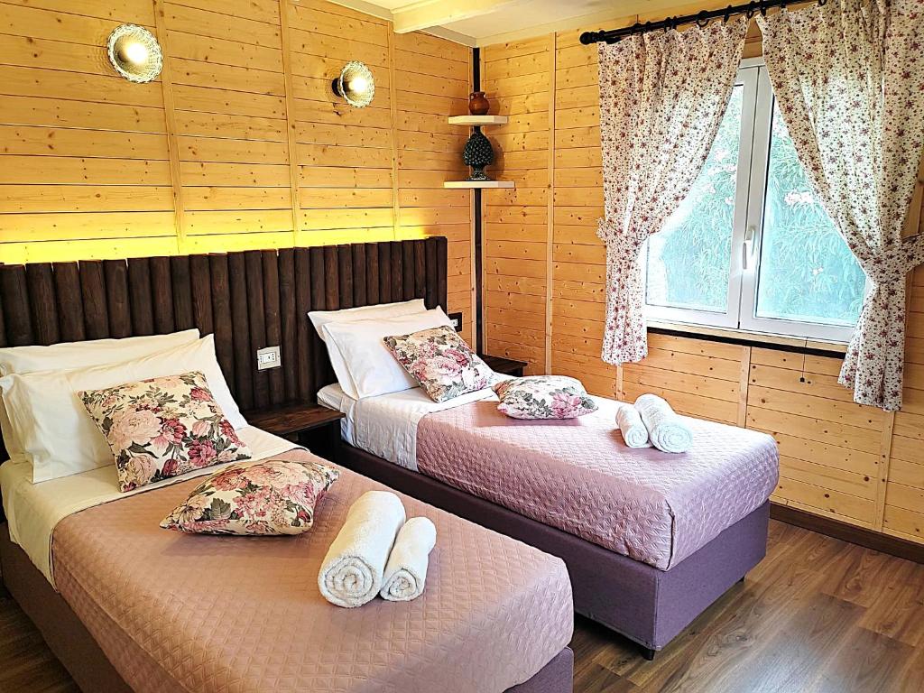 Postel nebo postele na pokoji v ubytování Domus Amelio - Country Rooms