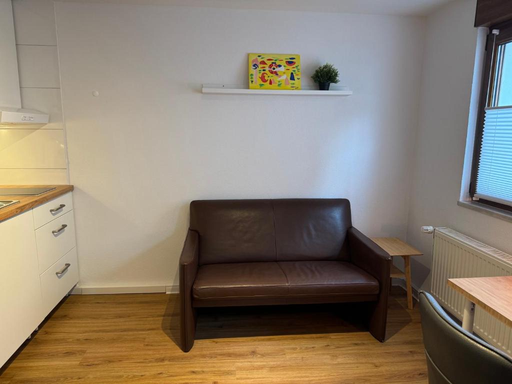 Posezení v ubytování 2 Zimmer Apartment mit kostenlosem Parkplatz