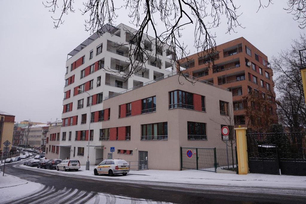 Leongargt Apartments v zimě