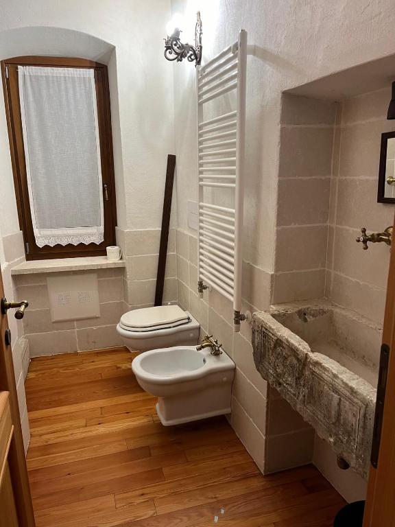 Koupelna v ubytování B&B Al Caseificio