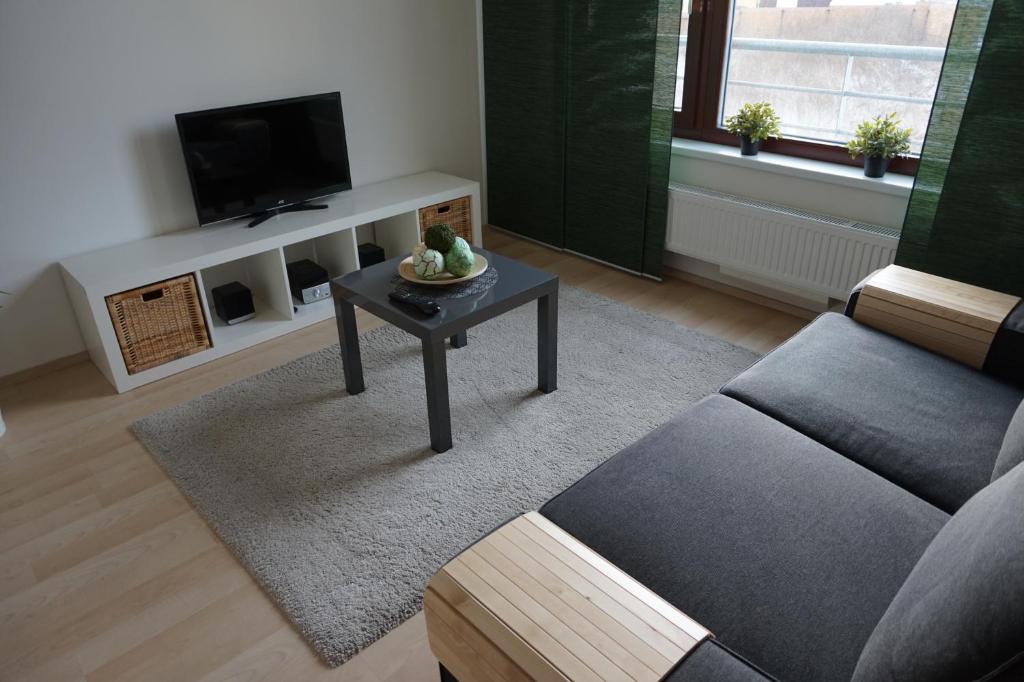 TV a/nebo společenská místnost v ubytování Leongargt Apartments