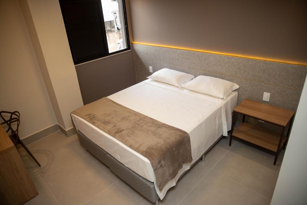 Postel nebo postele na pokoji v ubytování Serravita Hotel