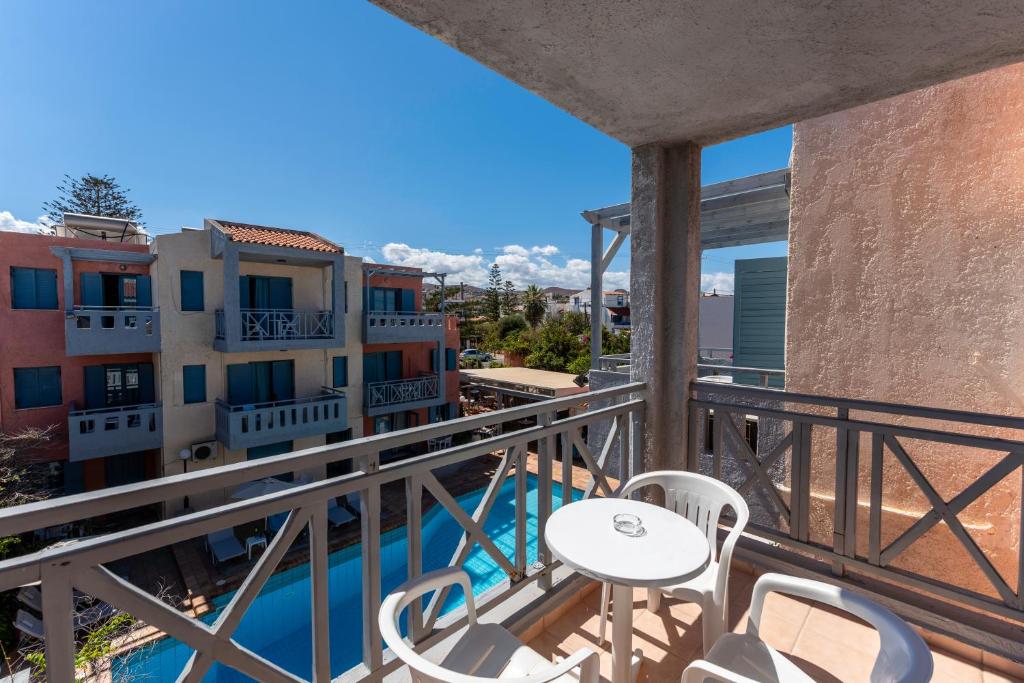 Balkón nebo terasa v ubytování Marilisa Hotel