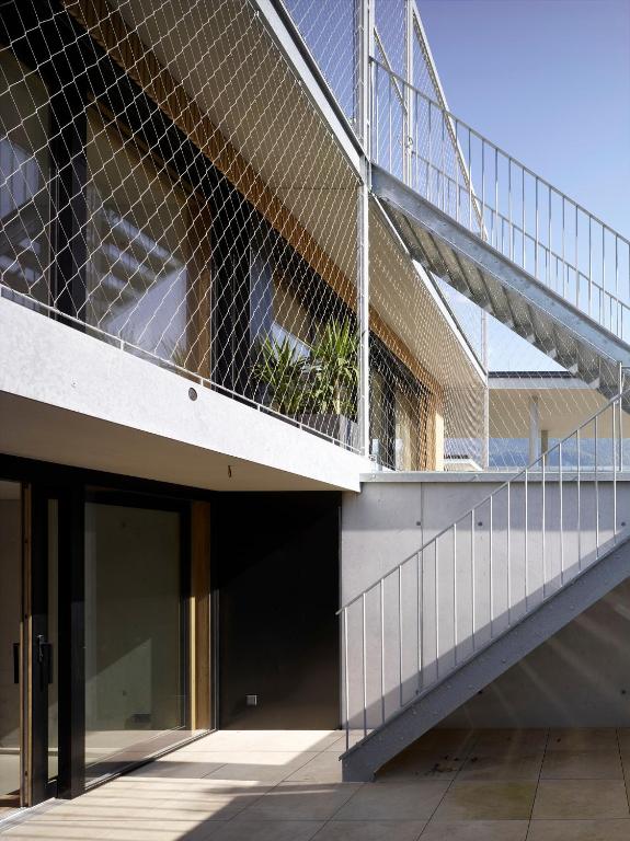 Balkón nebo terasa v ubytování Architektenhaus RHaa mit Terrassen
