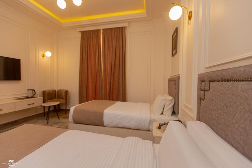 TV a/nebo společenská místnost v ubytování El Farida Hotel