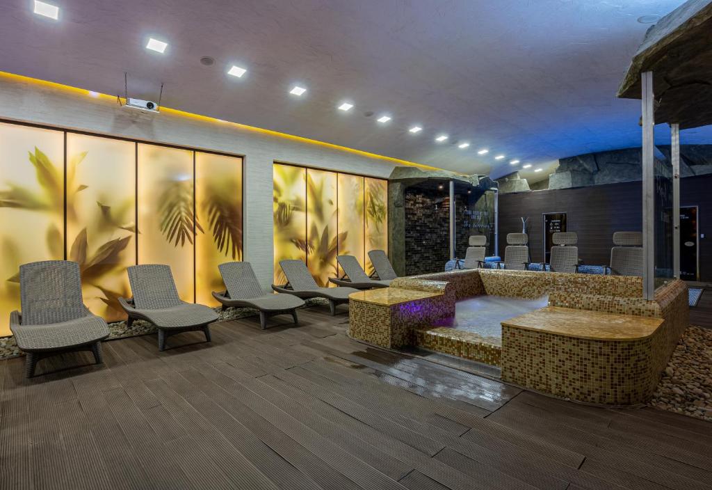 Posezení v ubytování Helios Hotel & SPA