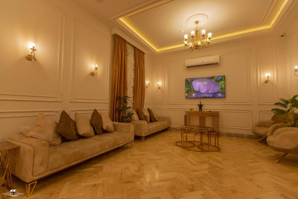 Posezení v ubytování El Farida Hotel