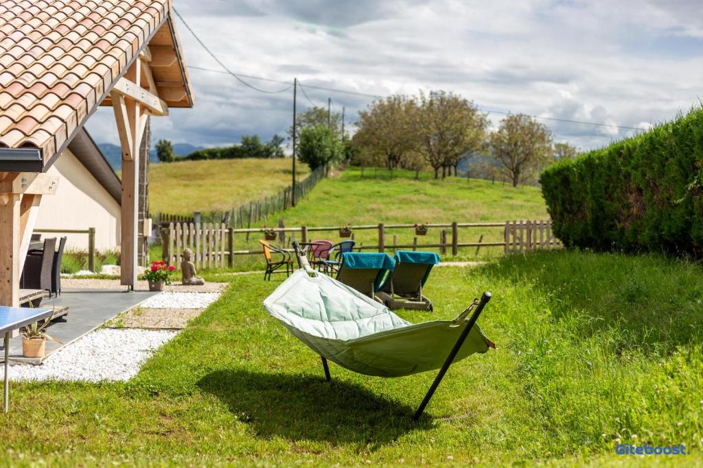 Zahrada ubytování Le Val des Sens