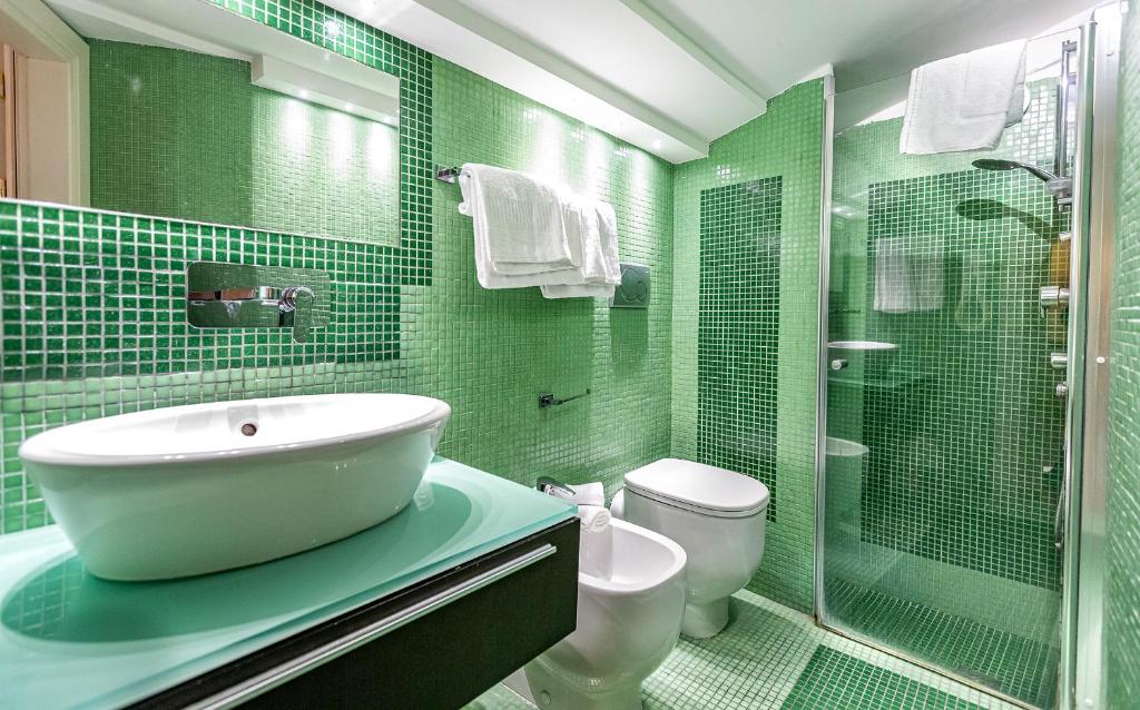 Koupelna v ubytování Blurooms