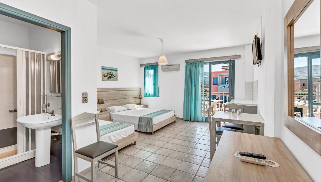 Posezení v ubytování Marilisa Hotel