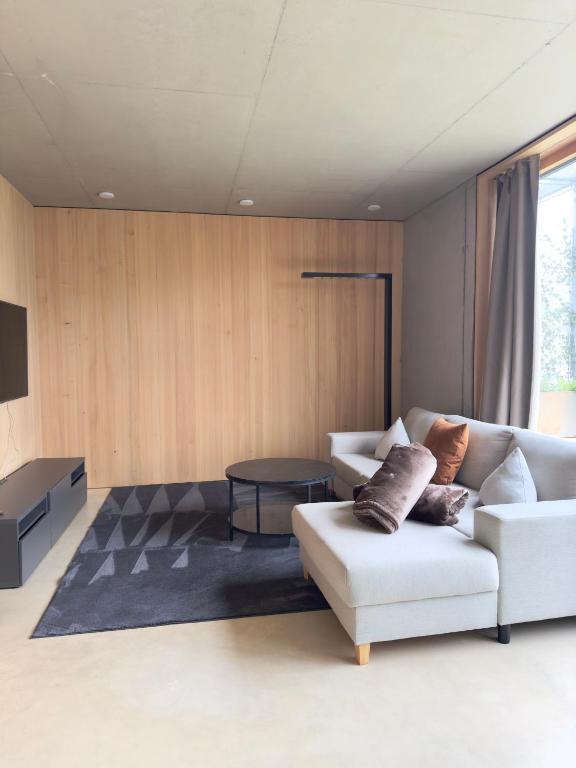 Posezení v ubytování Architektenhaus RHaa mit Terrassen