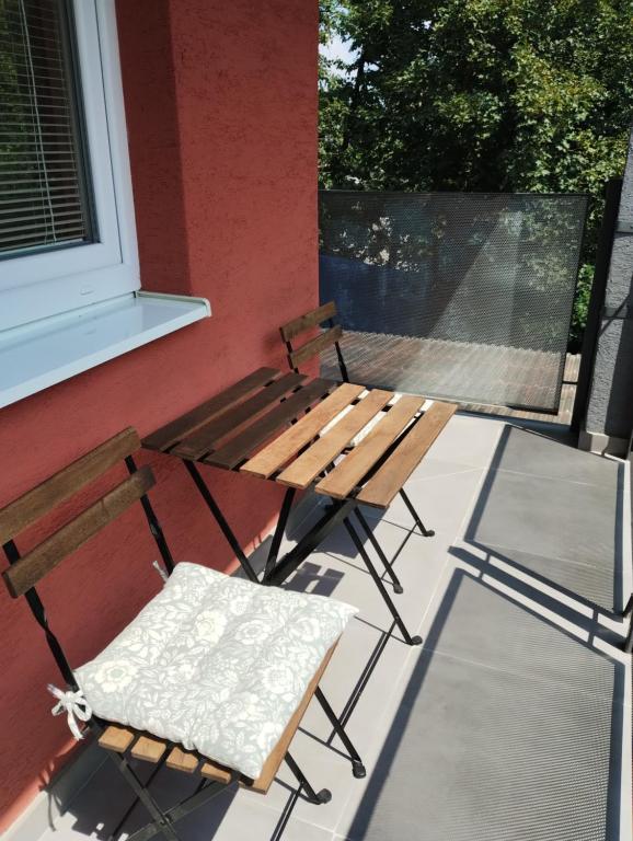 Balkón nebo terasa v ubytování Dovolenkový dom Nika