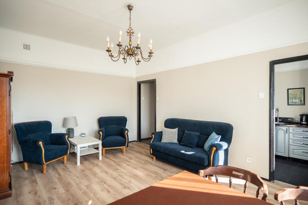 Posedenie v ubytovaní Blue Apartment Rajska