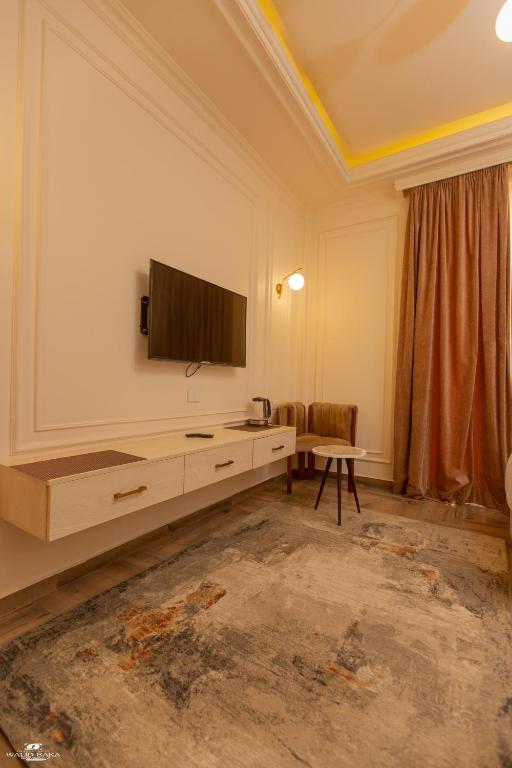 TV a/nebo společenská místnost v ubytování El Farida Hotel
