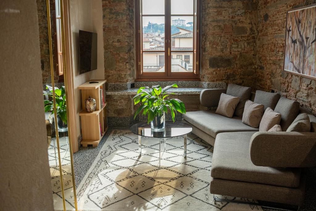 Hotel Calimala Florenceにあるシーティングエリア