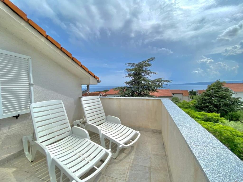 Balkón alebo terasa v ubytovaní Family Apartments Viva close to the Beach