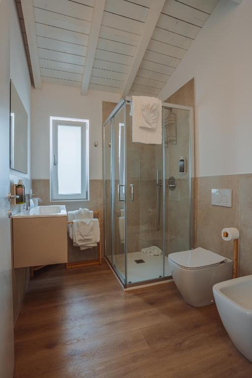 Koupelna v ubytování Garda Relais