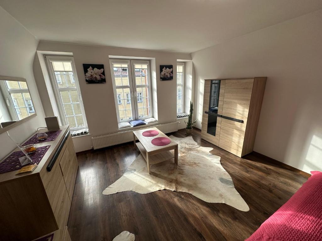 Posteľ alebo postele v izbe v ubytovaní Gdańskie Apartamenty - Apartamenty na Świetego Ducha z 2 sypialniami