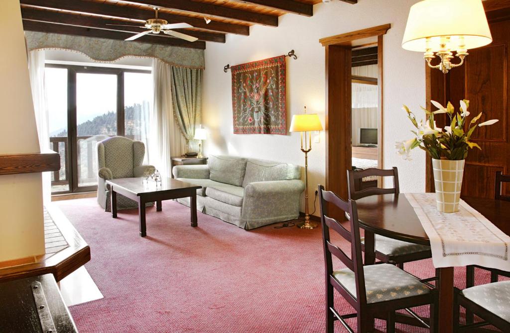 Posezení v ubytování HOTEL SPA MONTANA