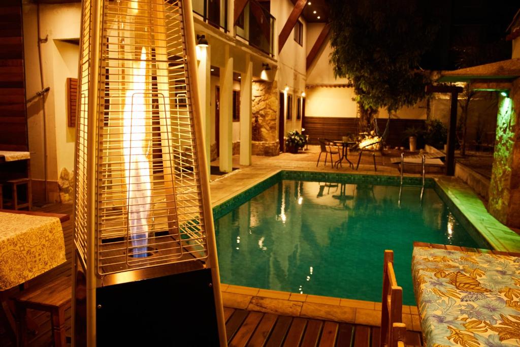 Bazén v ubytování Rogai Hotel Pousada nebo v jeho okolí