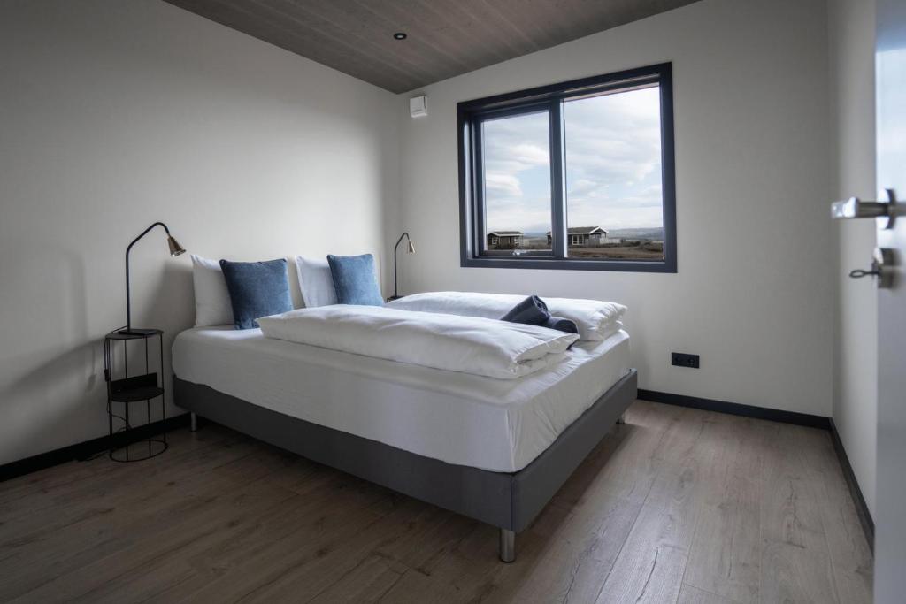 Katil atau katil-katil dalam bilik di Blue View Cabins
