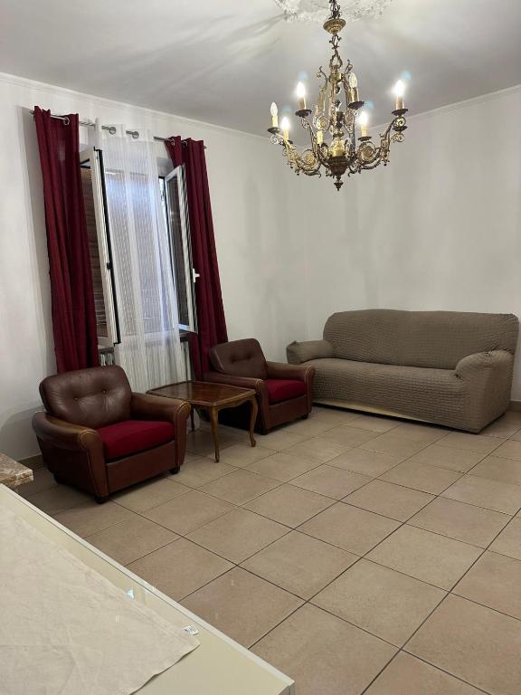 Posezení v ubytování Seldas House
