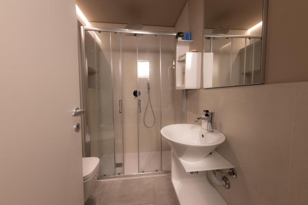 Koupelna v ubytování Guesthouse Margherita di Parma