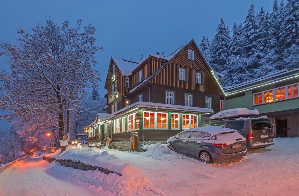 Hotel Pod Jasany v zimě