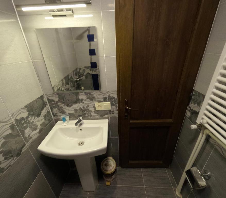 Koupelna v ubytování Guesthouse Lanchvali