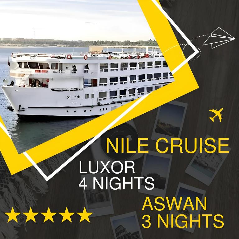 NILE CRUISE ROYAL QUEEN I Every Saturday from Luxor 4 nights, and every Wednesday from ASWAN 3 nights