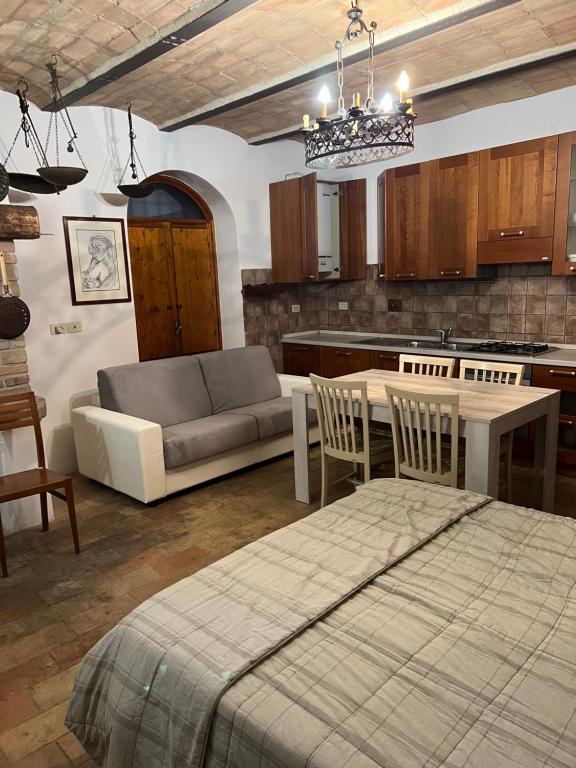Posezení v ubytování Assisi, da Lisetta