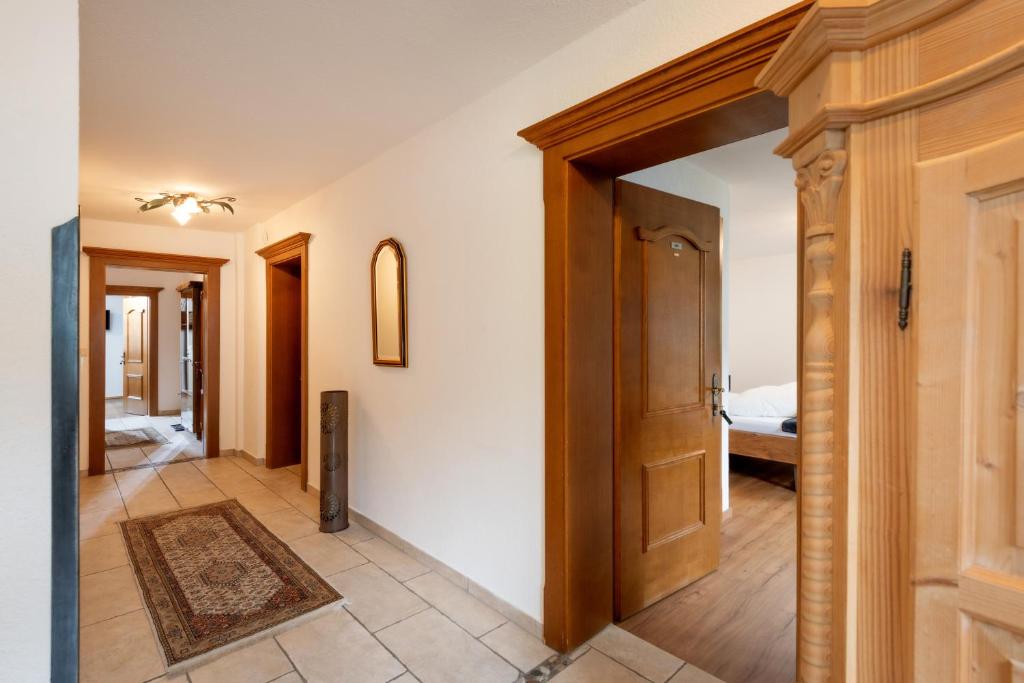 Postel nebo postele na pokoji v ubytování Haus Schroll