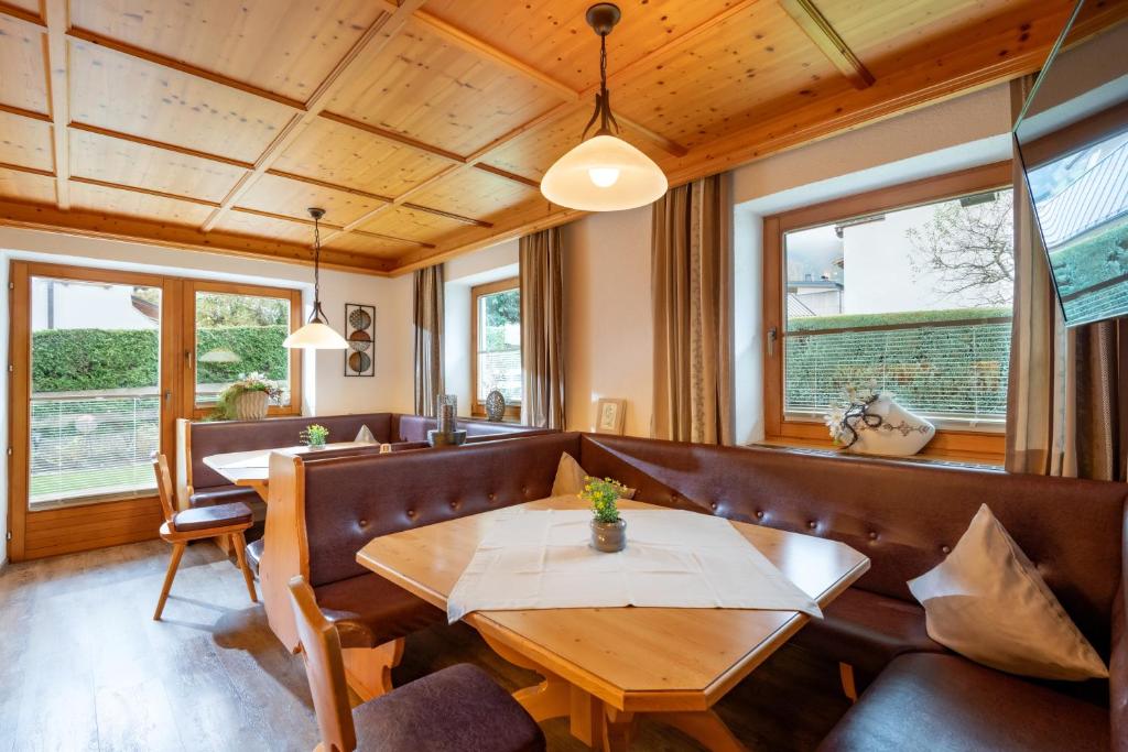 Posezení v ubytování Haus Schroll