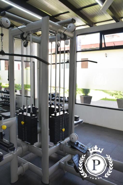 Fitness centrum a/nebo fitness zařízení v ubytování Hotel Posada Virreyes