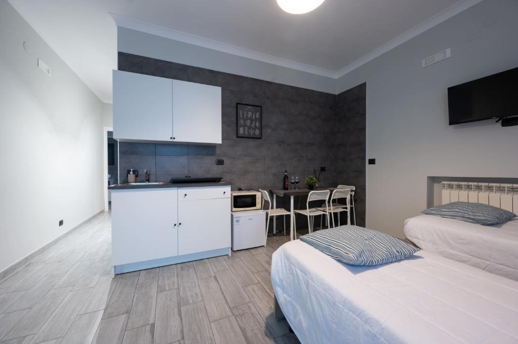 Kuchyň nebo kuchyňský kout v ubytování B&B del Sole